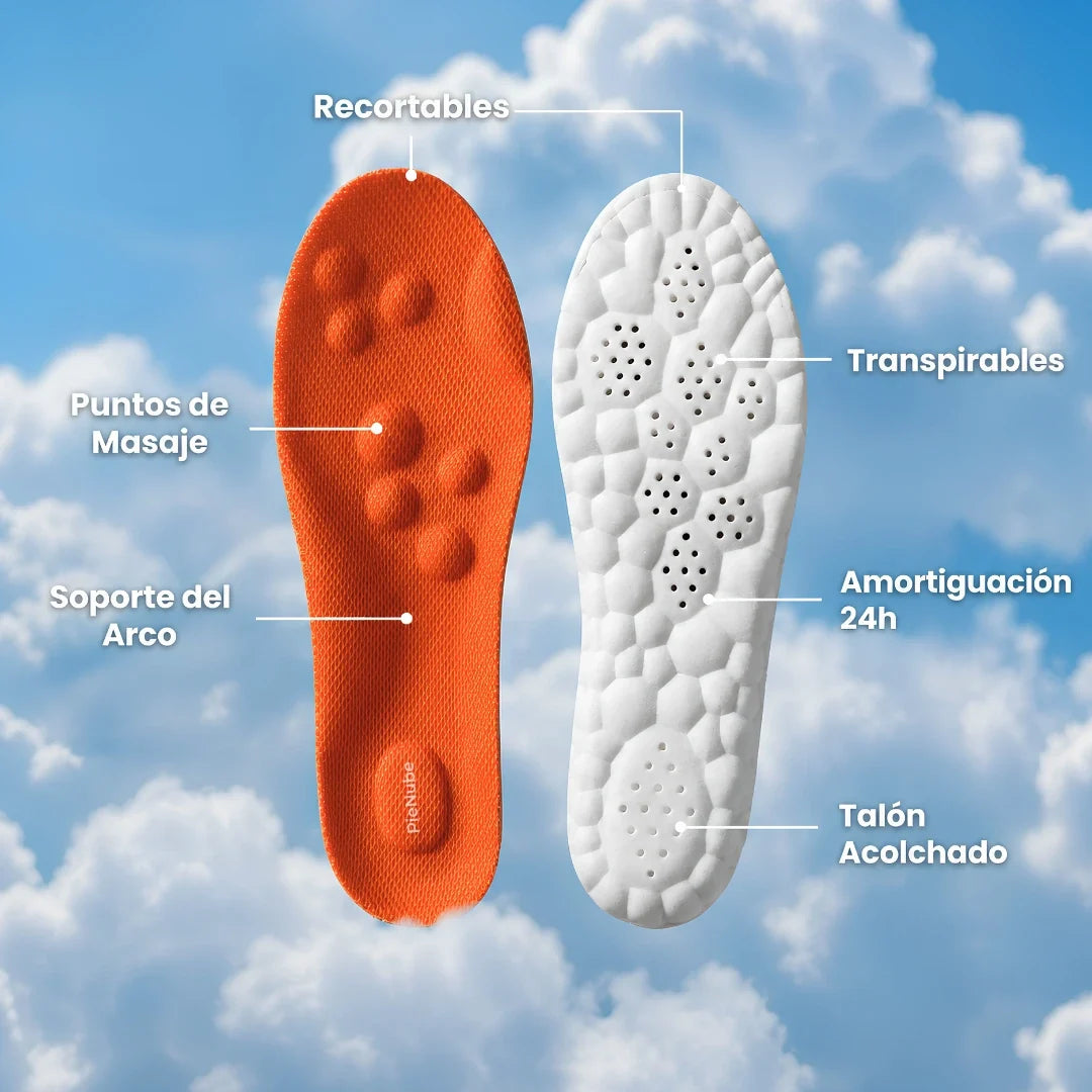 Plantillas PieNube™ - Camina en las nubes