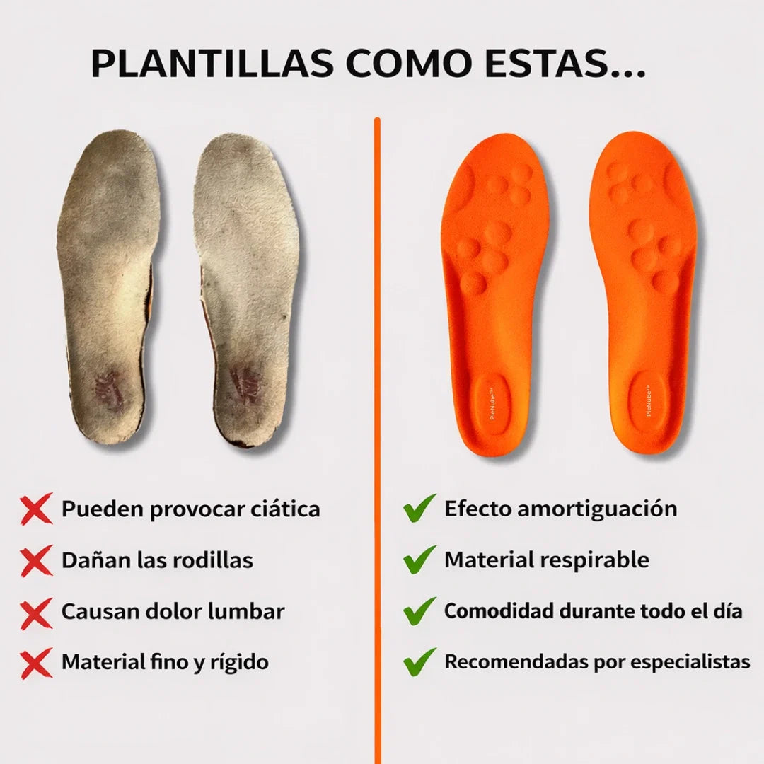 Plantillas PieNube™ - Camina en las nubes